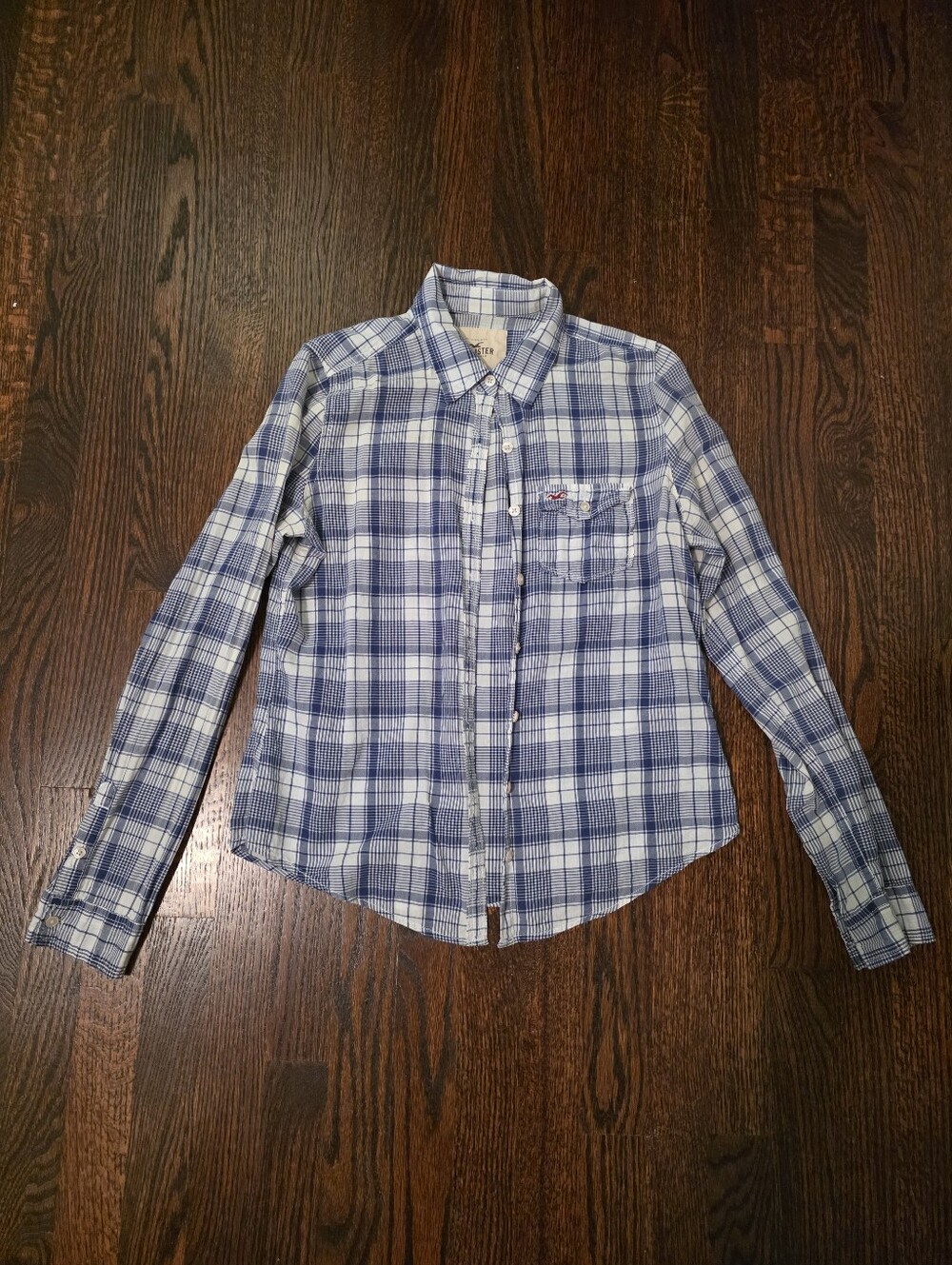 Hollister Women's Plaid Long-Sleeve  Shirt